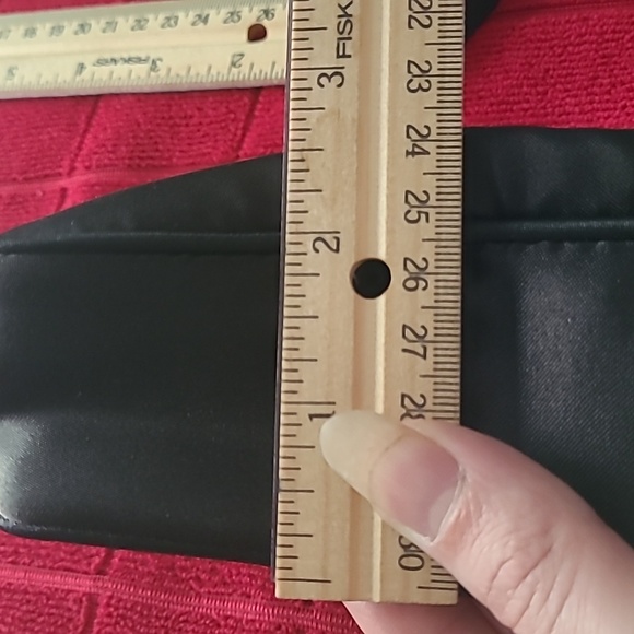 Black Satiny Mini Handbag for Evening or Formal Event - Picture 7 of 13